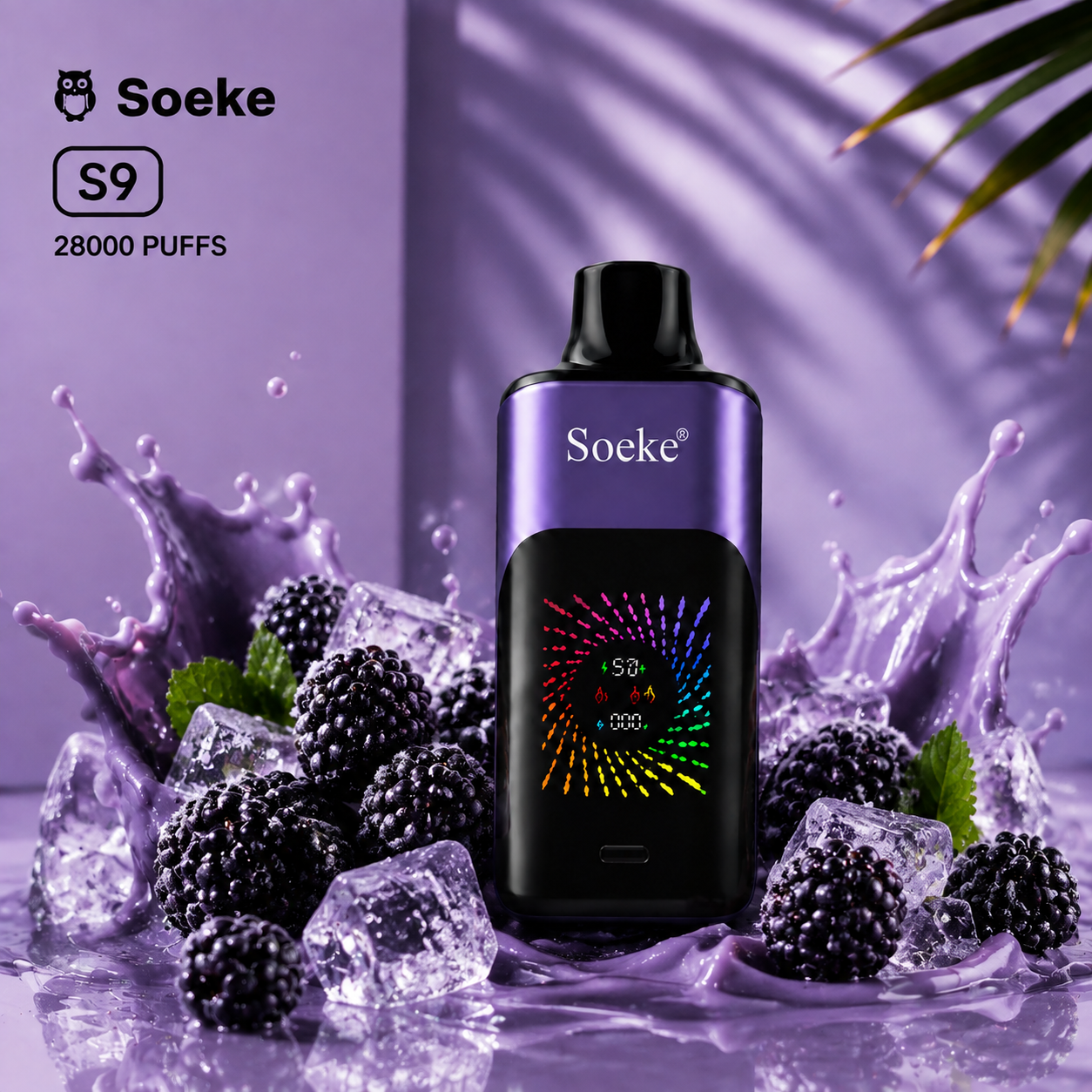 Soeke S9 28K-Blackberry Ice