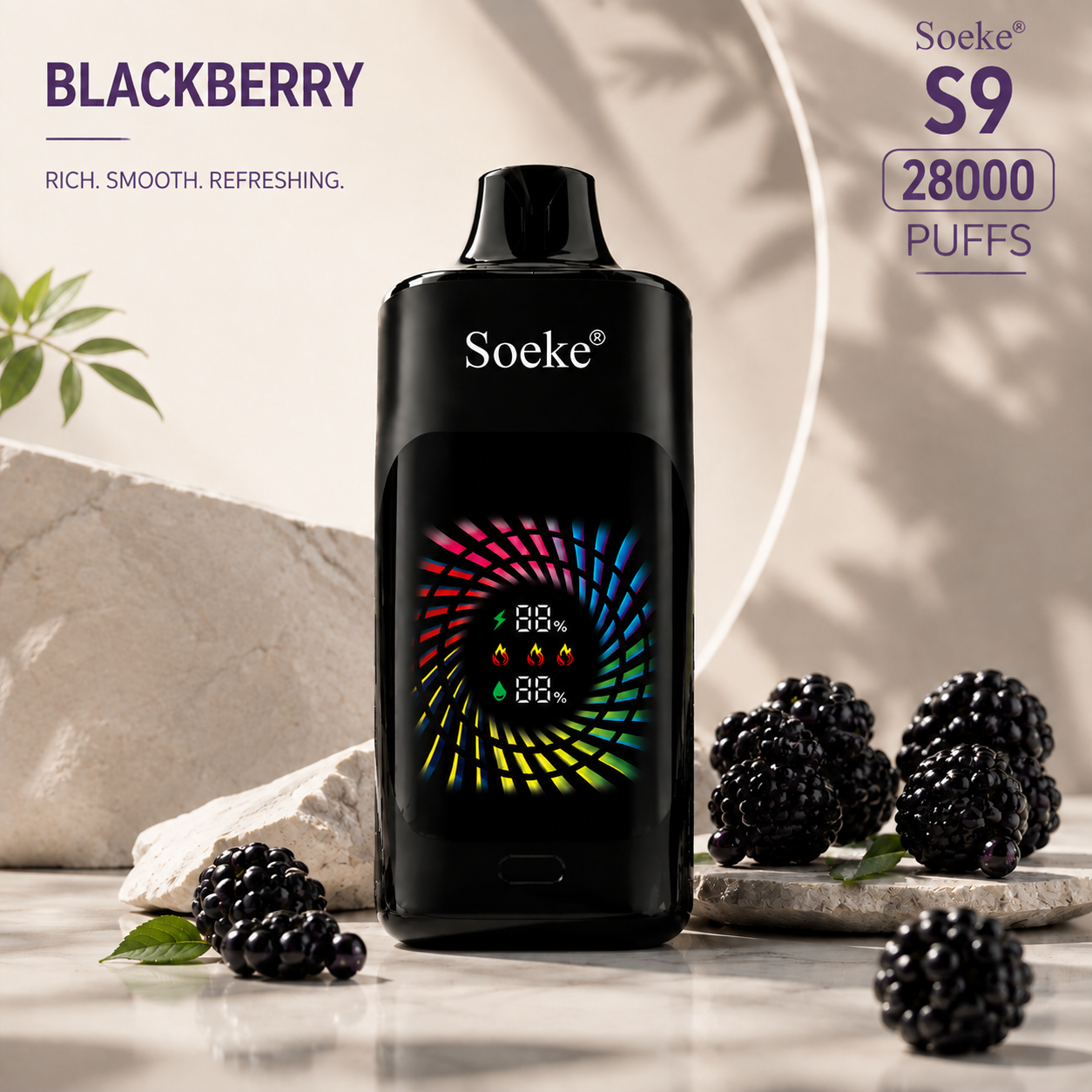Soeke S9 28000-Blackberry Ice
